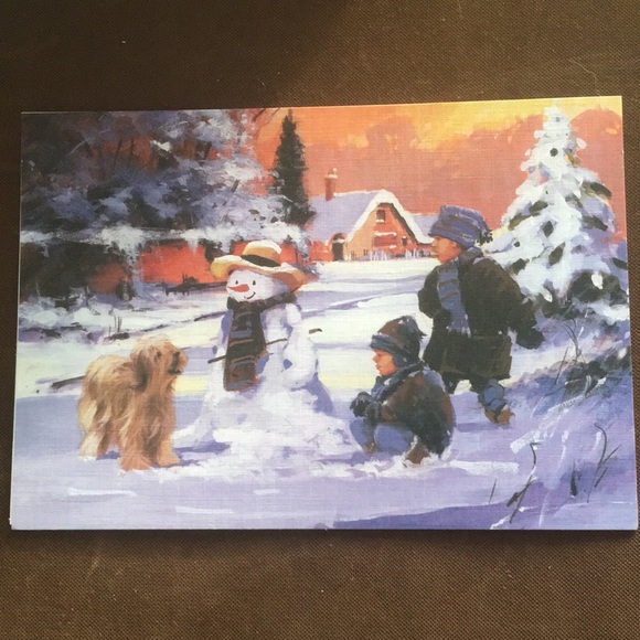 20 CARTES PLAISIRS D’HIVER. 20 Winter Playground Christmas Cards In FRENCH - Picture 4 of 16